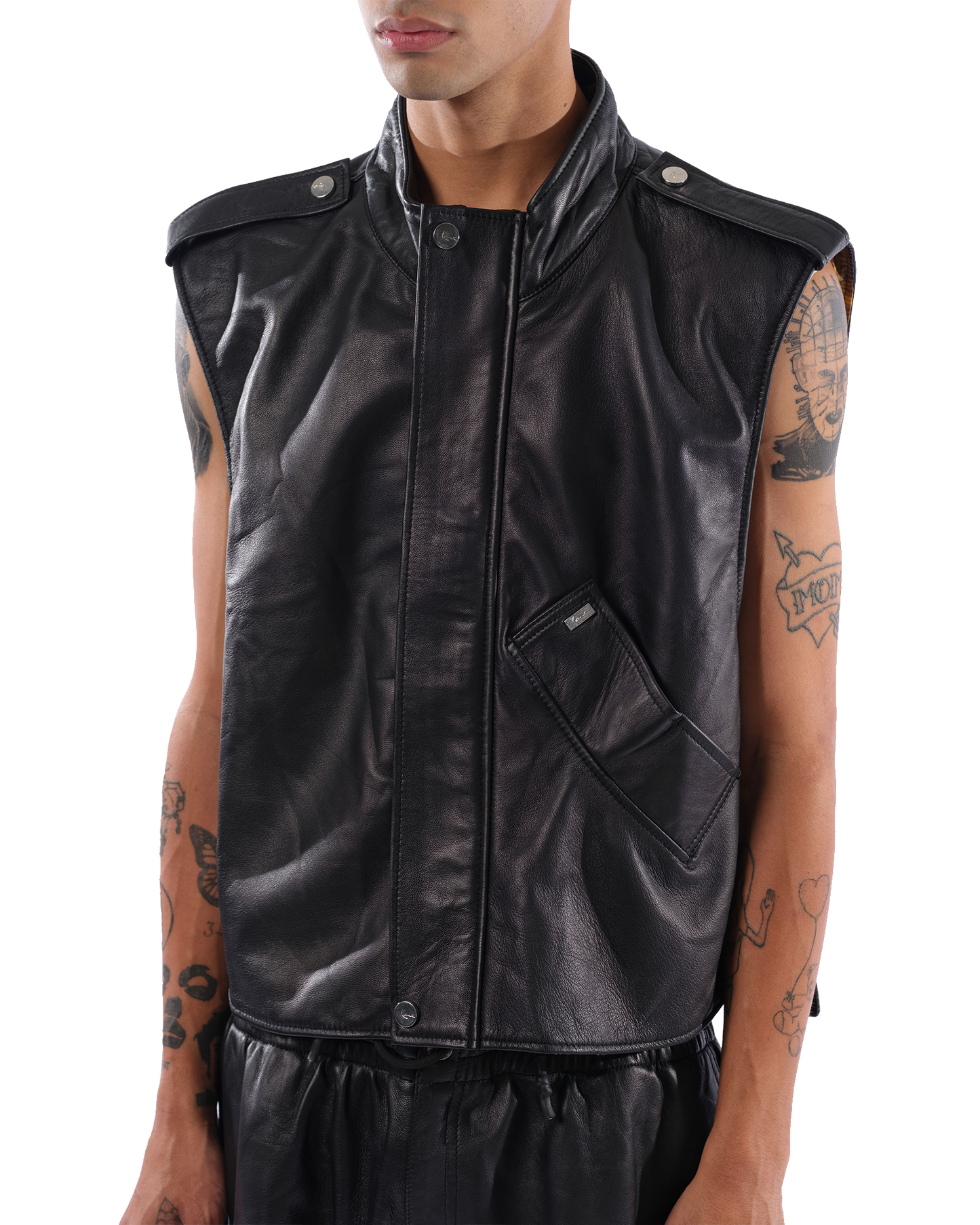 Drako Leather Vest