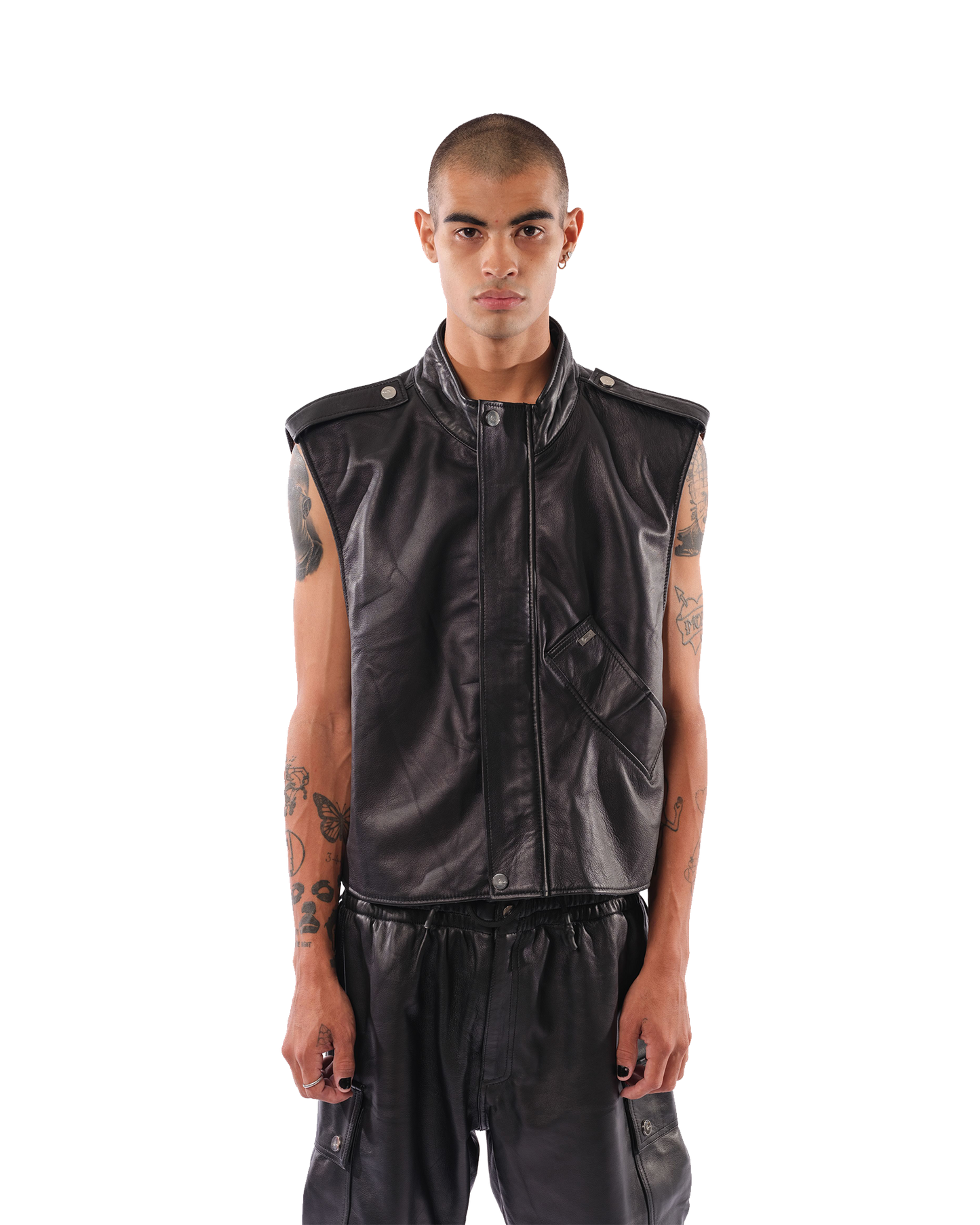 Drako Leather Vest