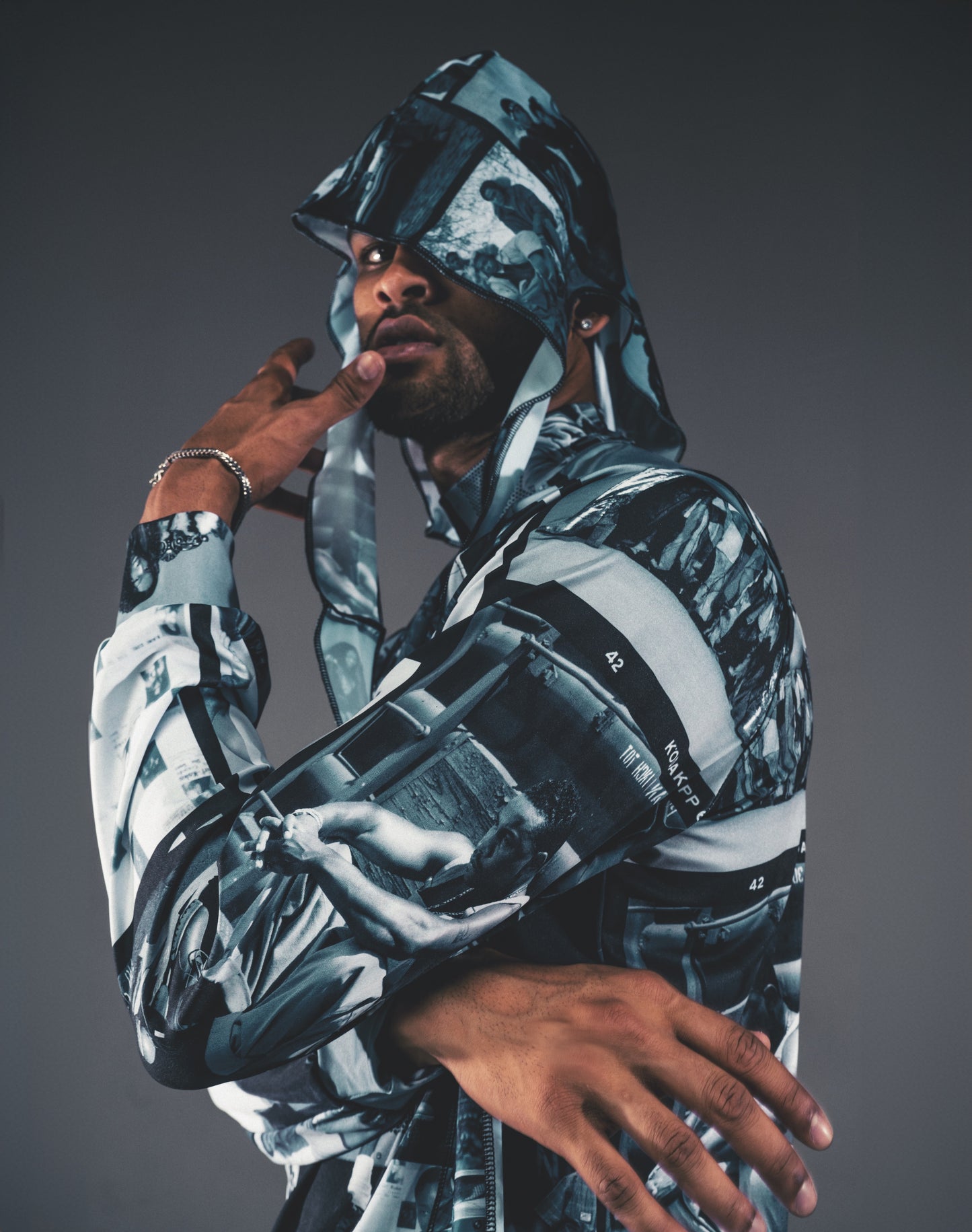 Dropping Dimes Head Wrap (B&W)