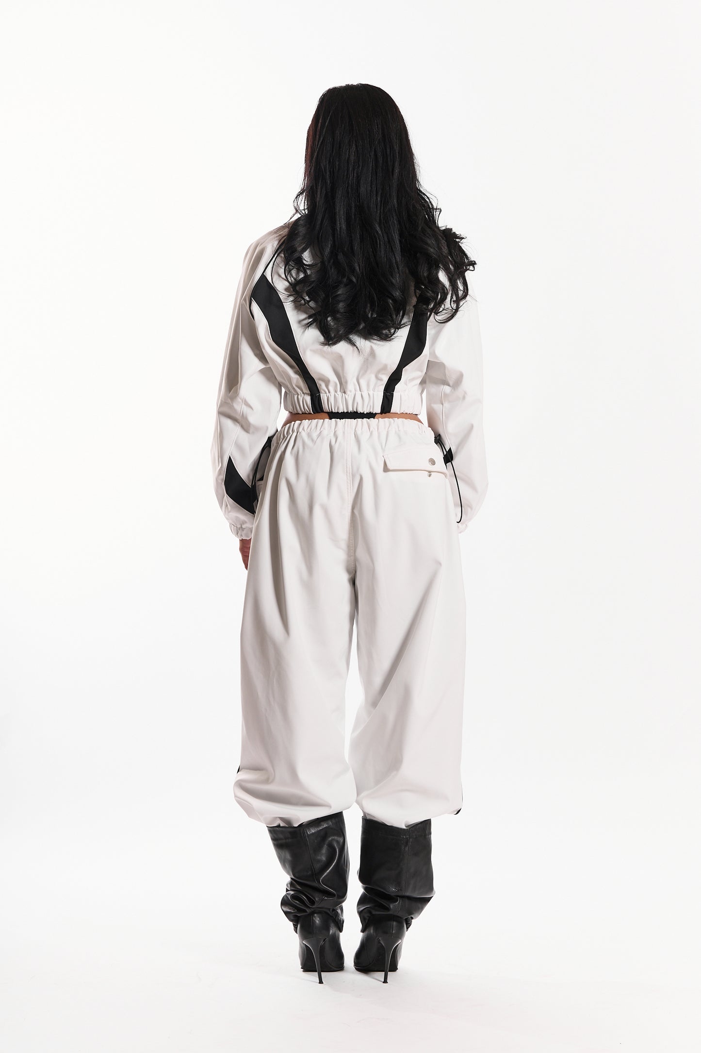 Hot Like Fire Women's Jacket (white/black)