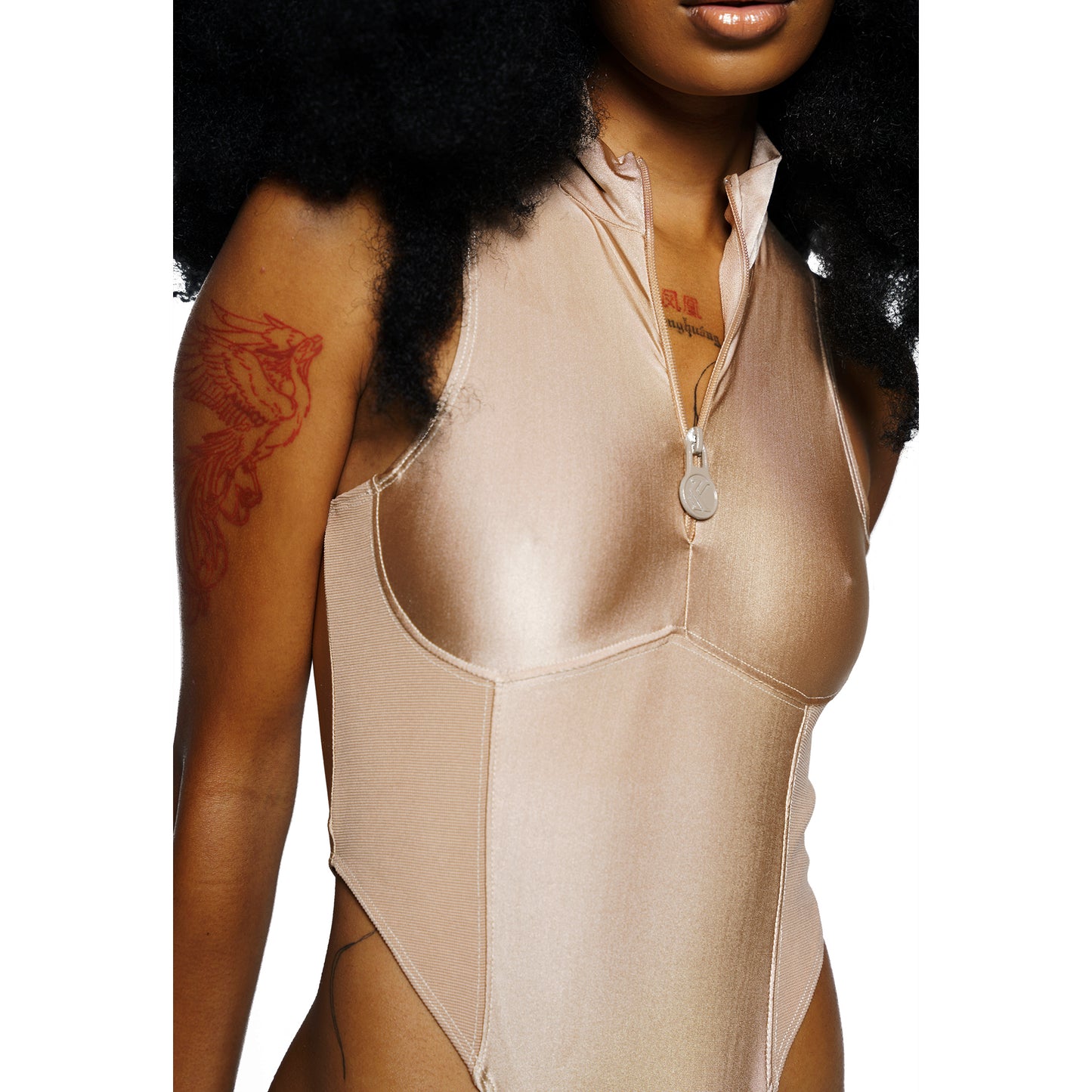 Peace Bodysuit (Nude)