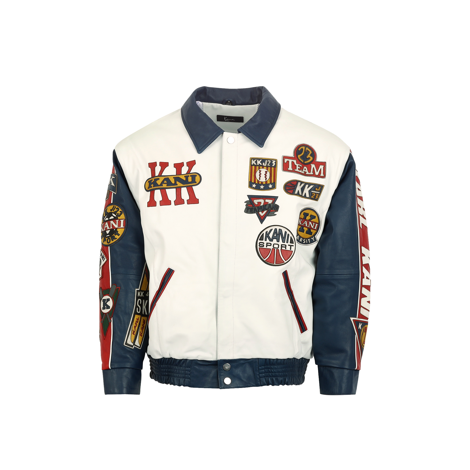 Karl kani 2025 leather jacket