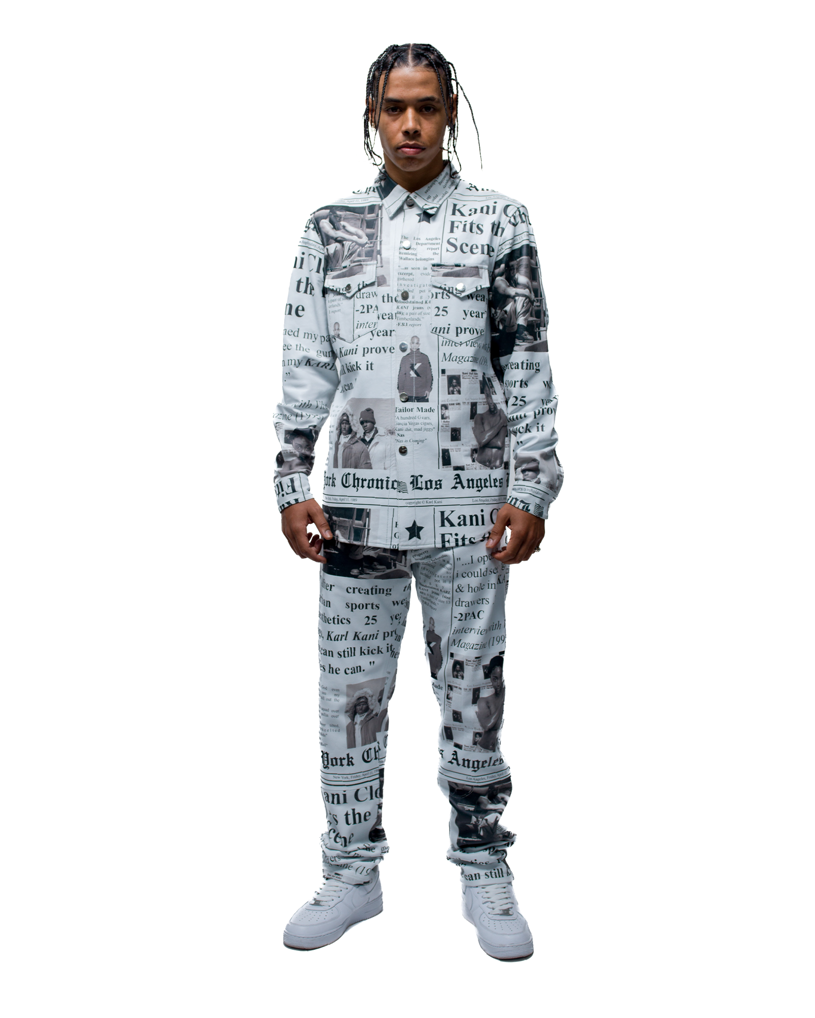 Karl Kani Jacke Camouflage Mens Karl Kani Retro Reversible Block