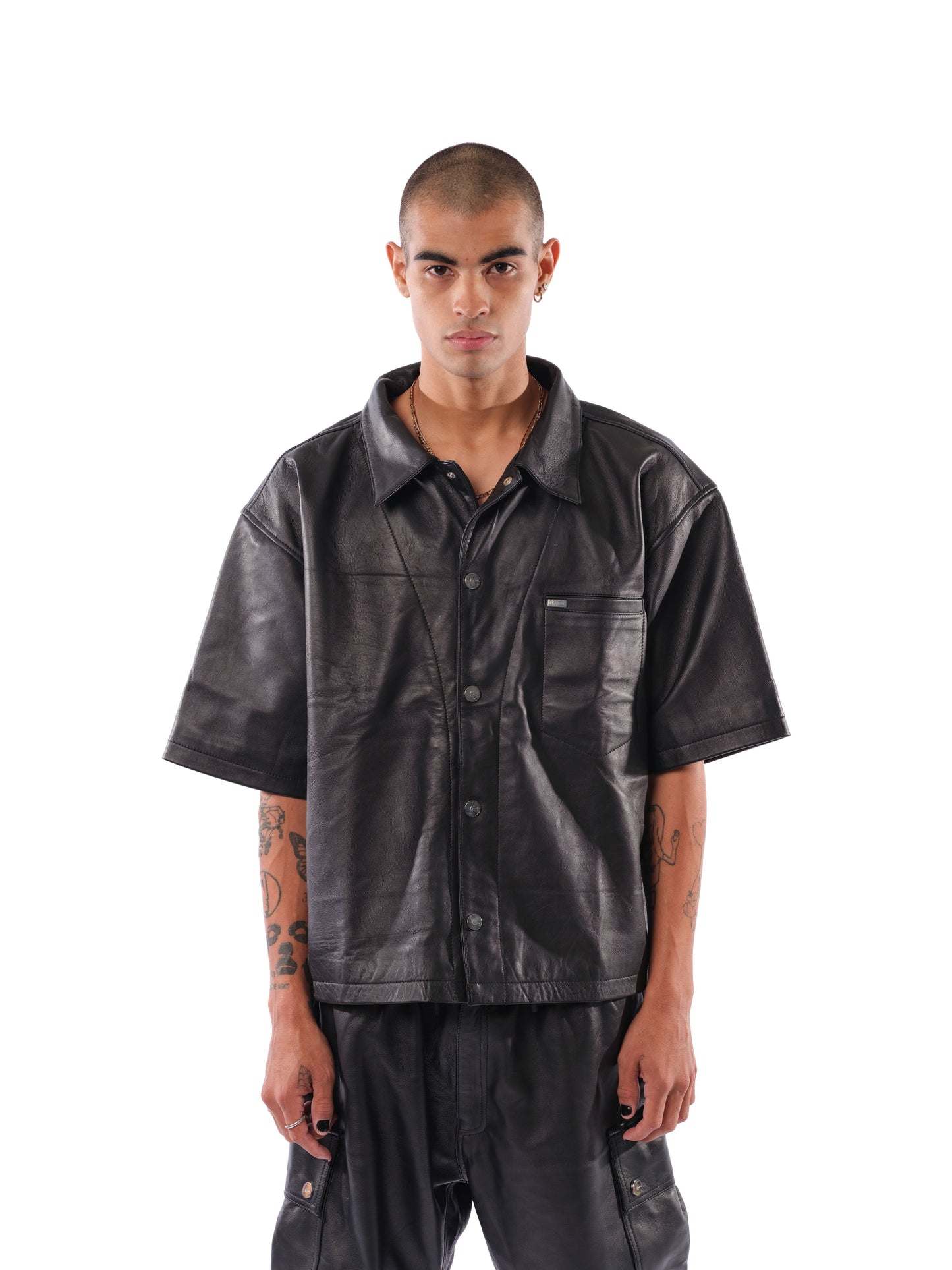 Ford Leather Shirt (Black)