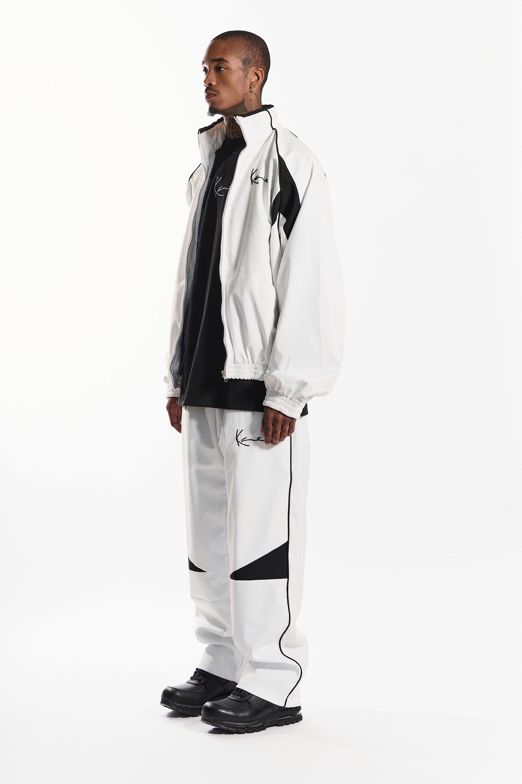 Shot Clock Men's Jacket (white) – Karl Kani