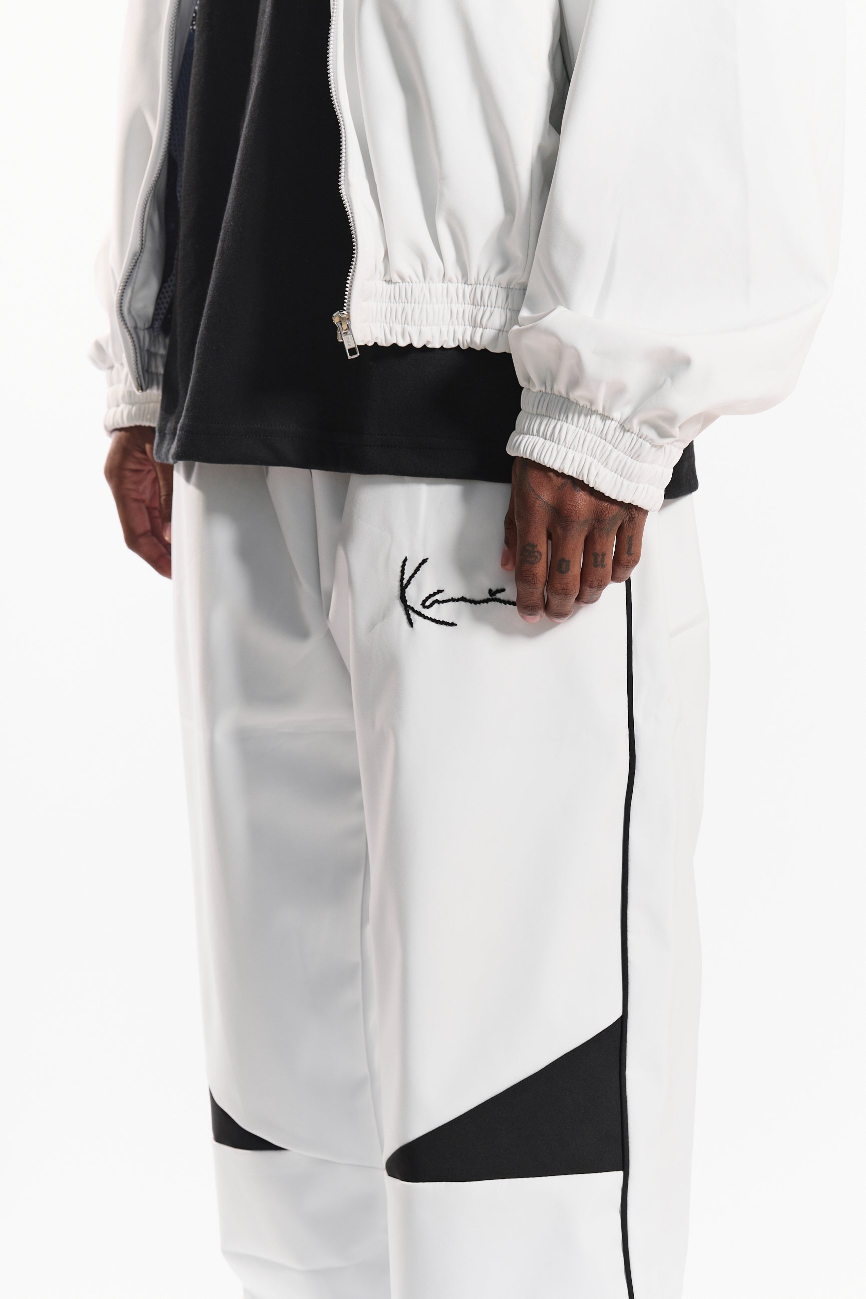 Buzzer Beater Men's Jogger (white) – Karl Kani