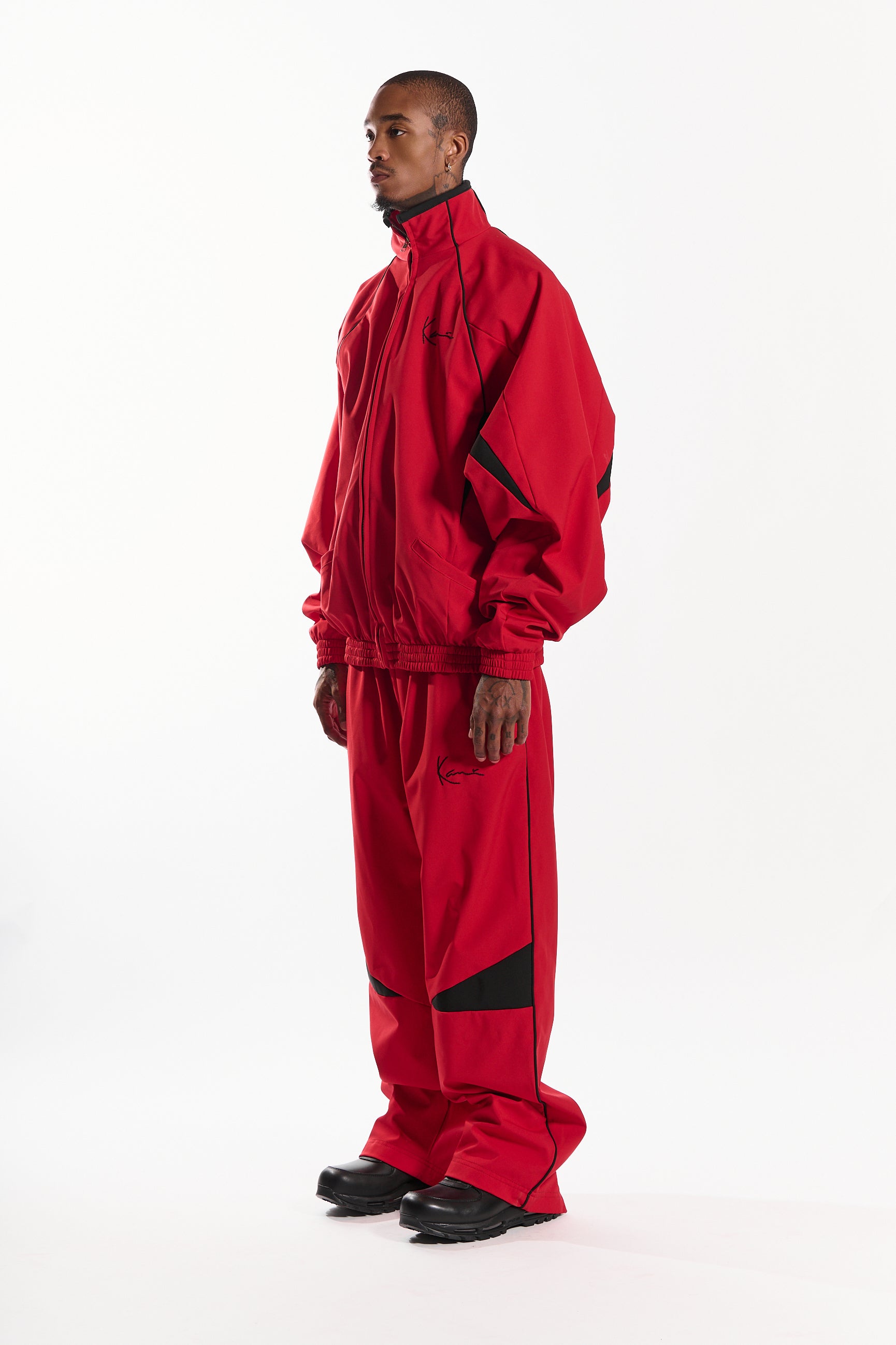 Shot Clock Men's Jacket (red) – Karl Kani