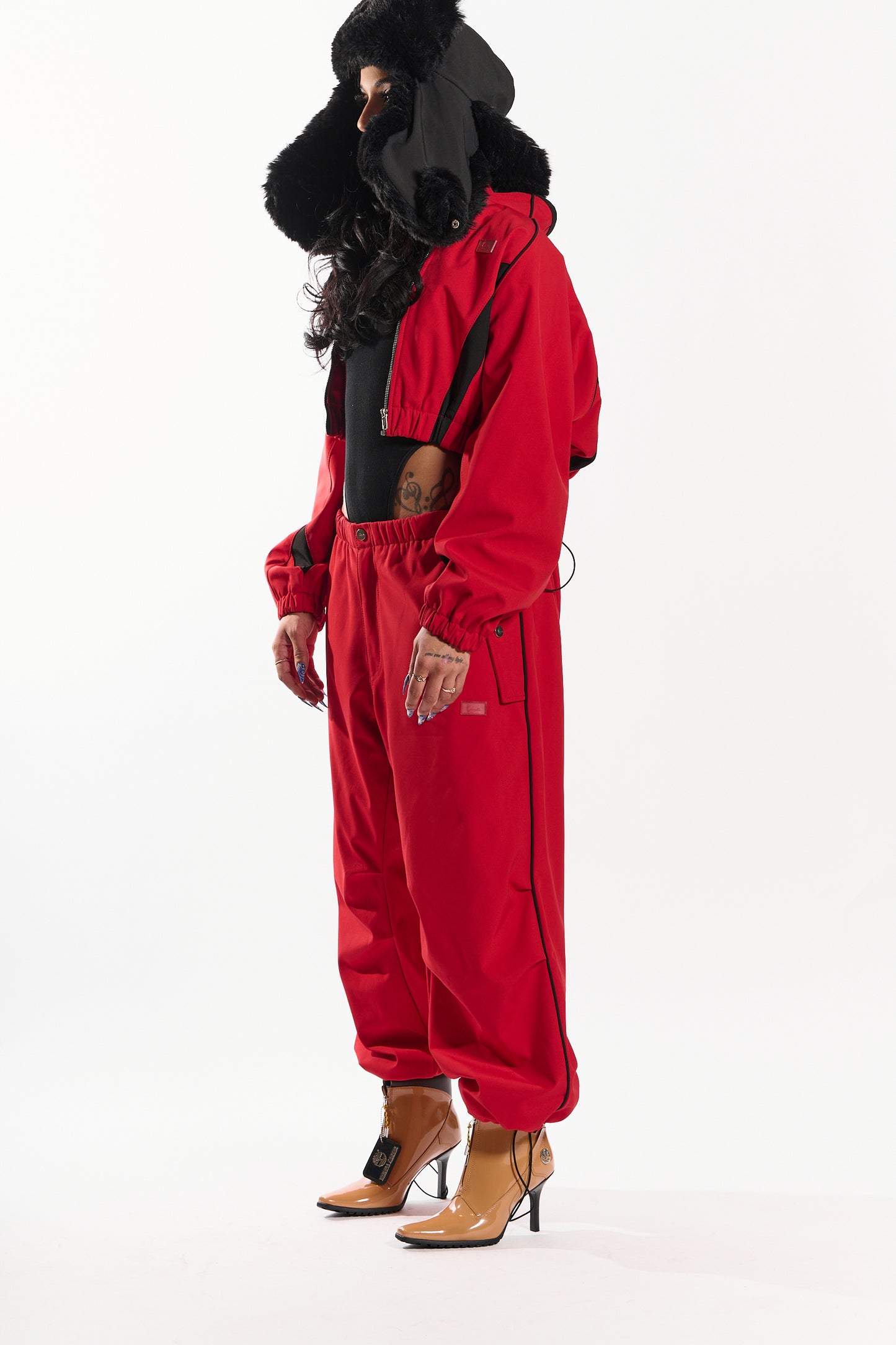 Street Thing Women's Joggers (red)