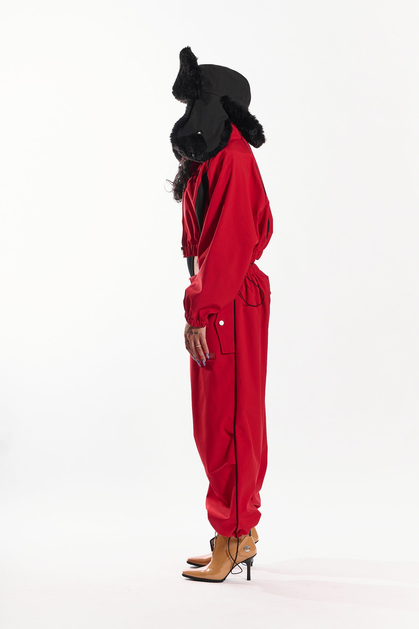 Hot Like Fire Women's Jacket (red/black)