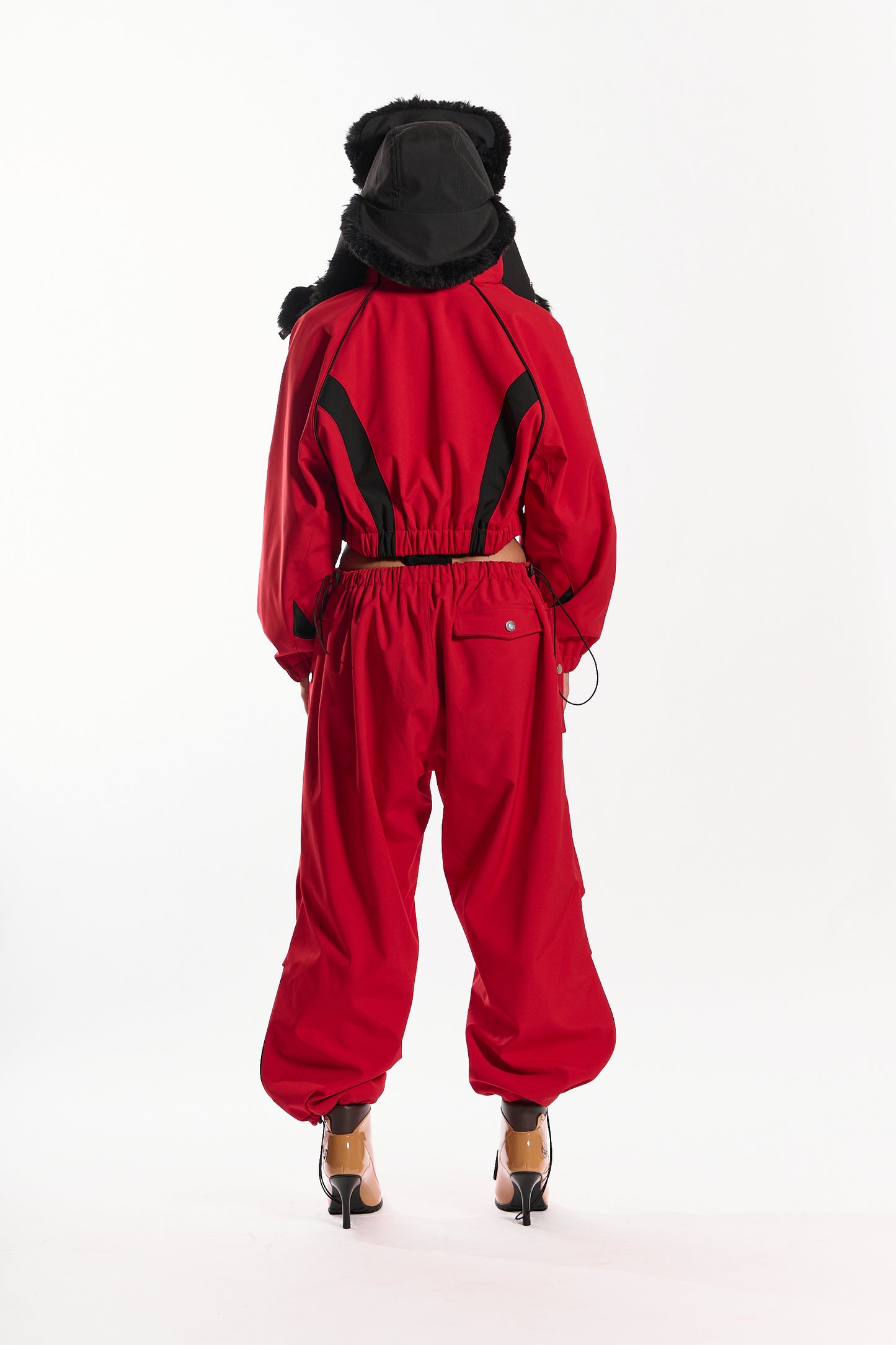 Hot Like Fire Women's Jacket (red/black)