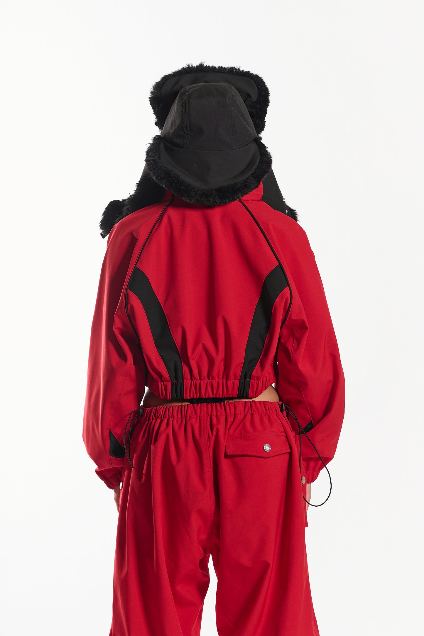 Hot Like Fire Women's Jacket (red/black)