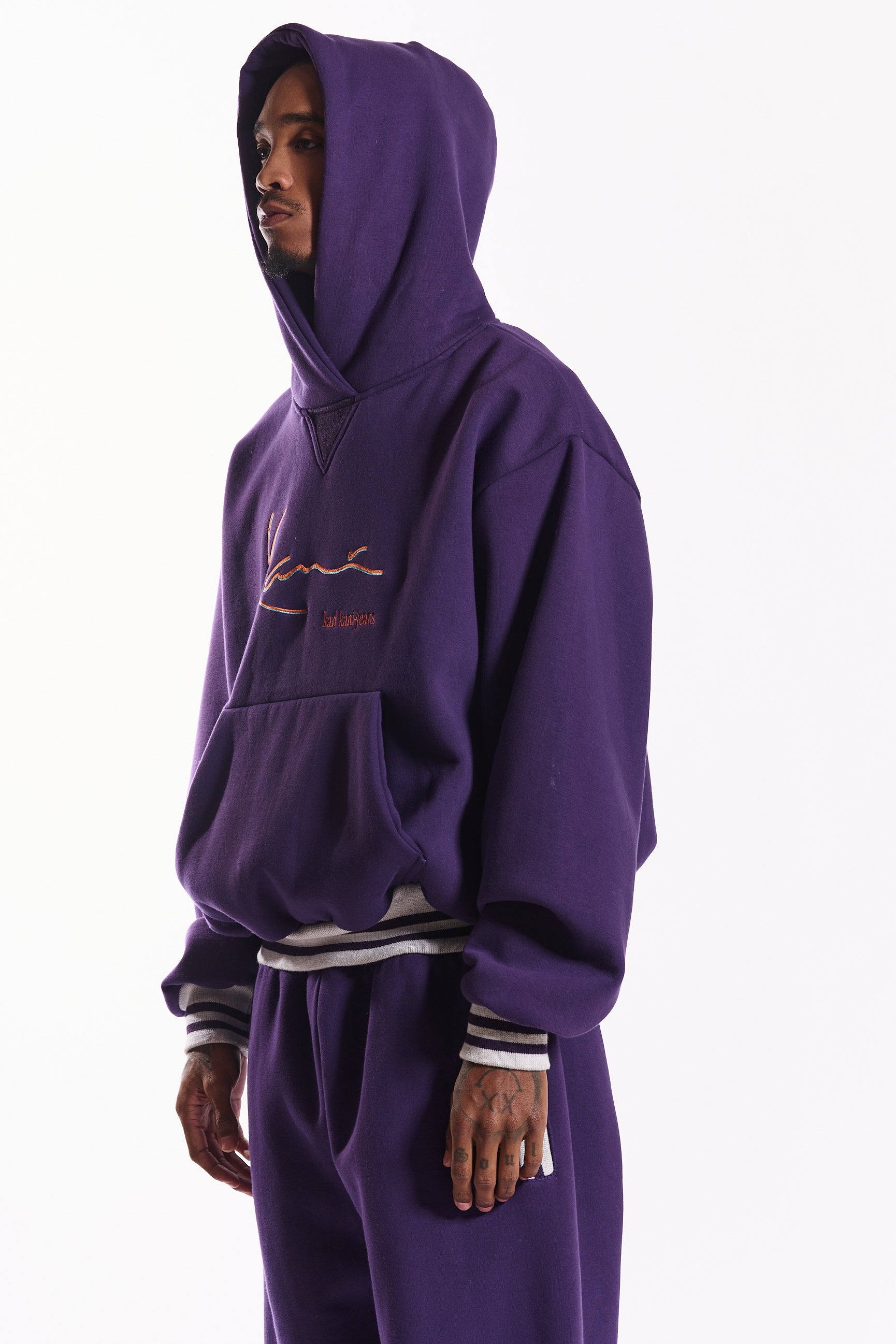 90s-00s INDEPENDENT パーカー パープル XL Clothing - 90s ALTERNATIVE SPORT HALF ZIP GRAPHIC FLEECE SWEAT