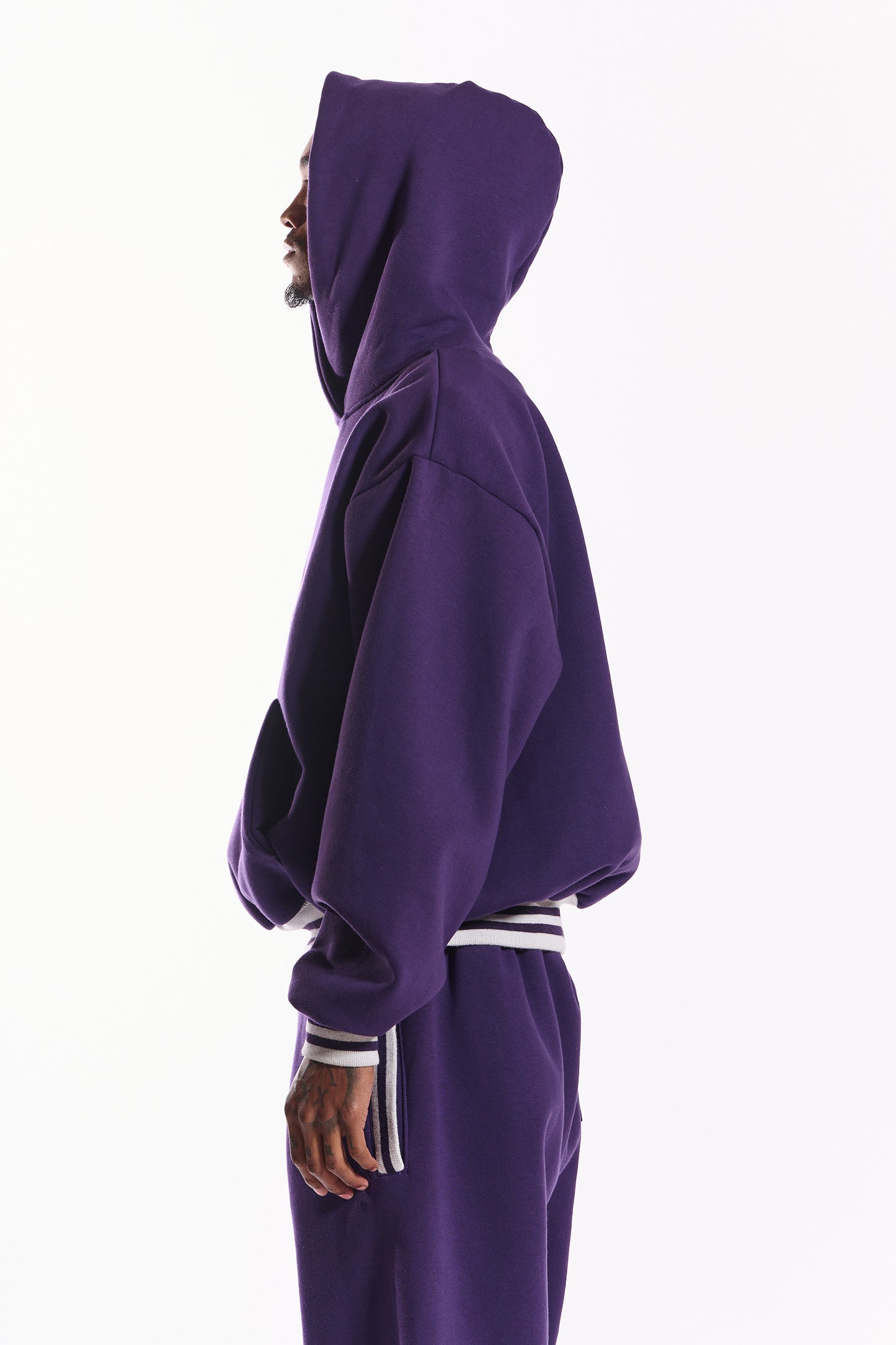 Oversized Pac Hoodie (Purple)