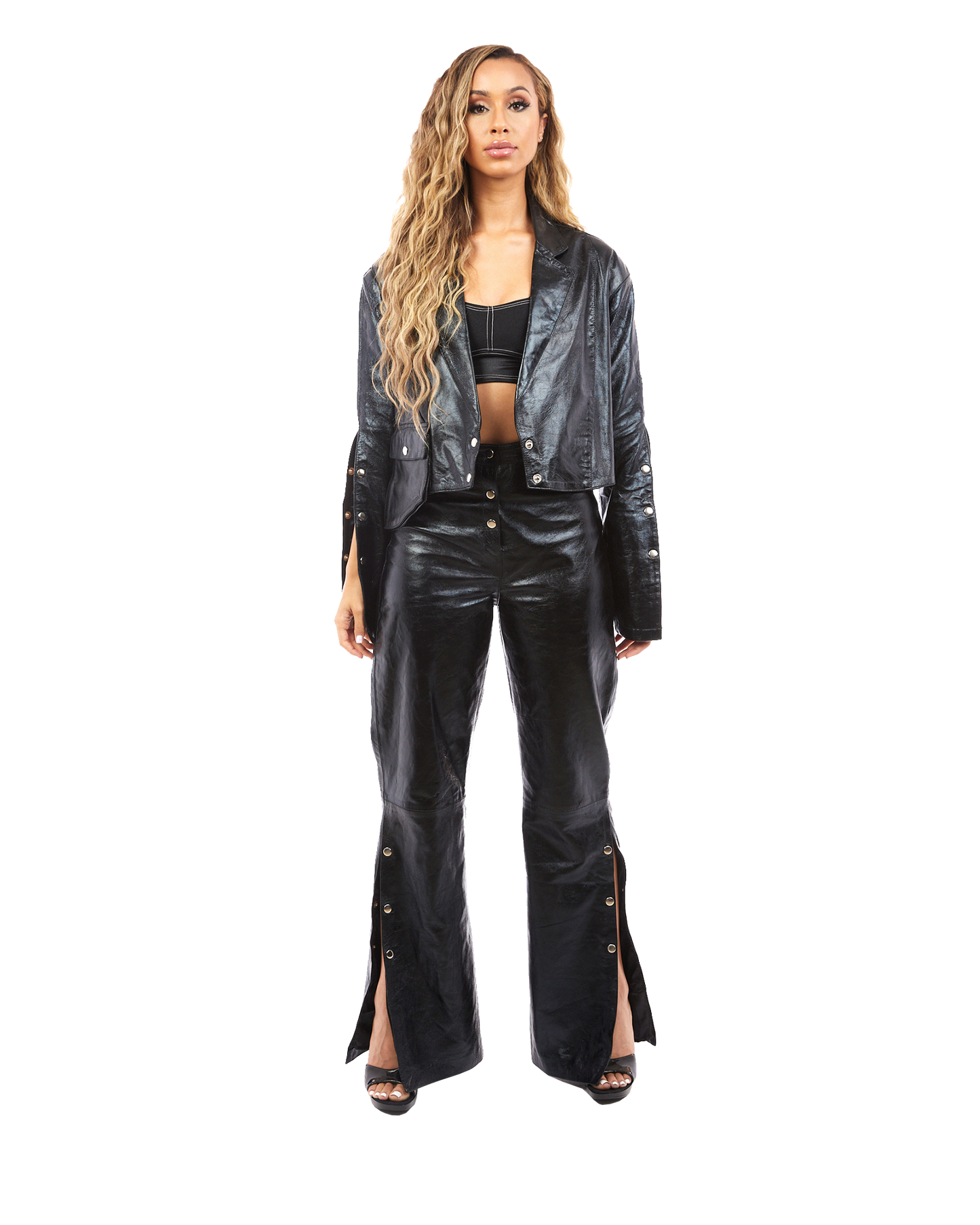 Venus Leather Jacket (Black)
