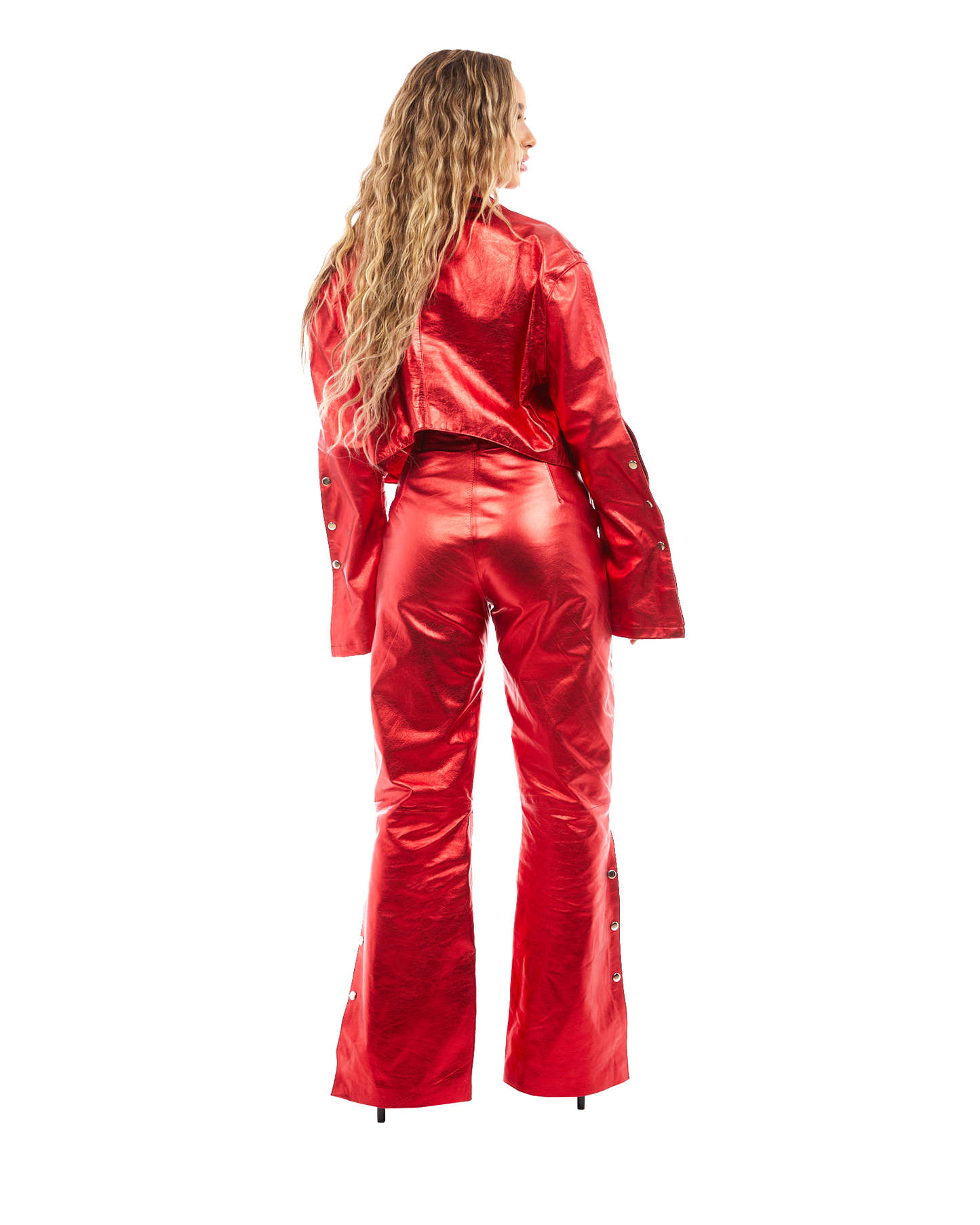 Venus Leather Pants (Red)