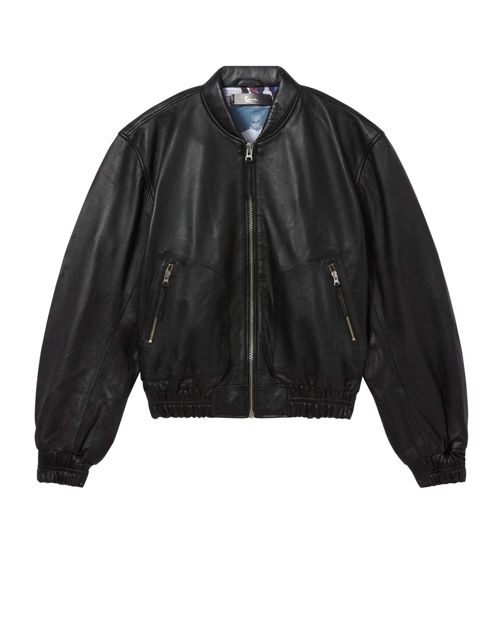 karl kani ライダースジャケット シングル ブラック Blaise Leather Jacket – Karl Kani