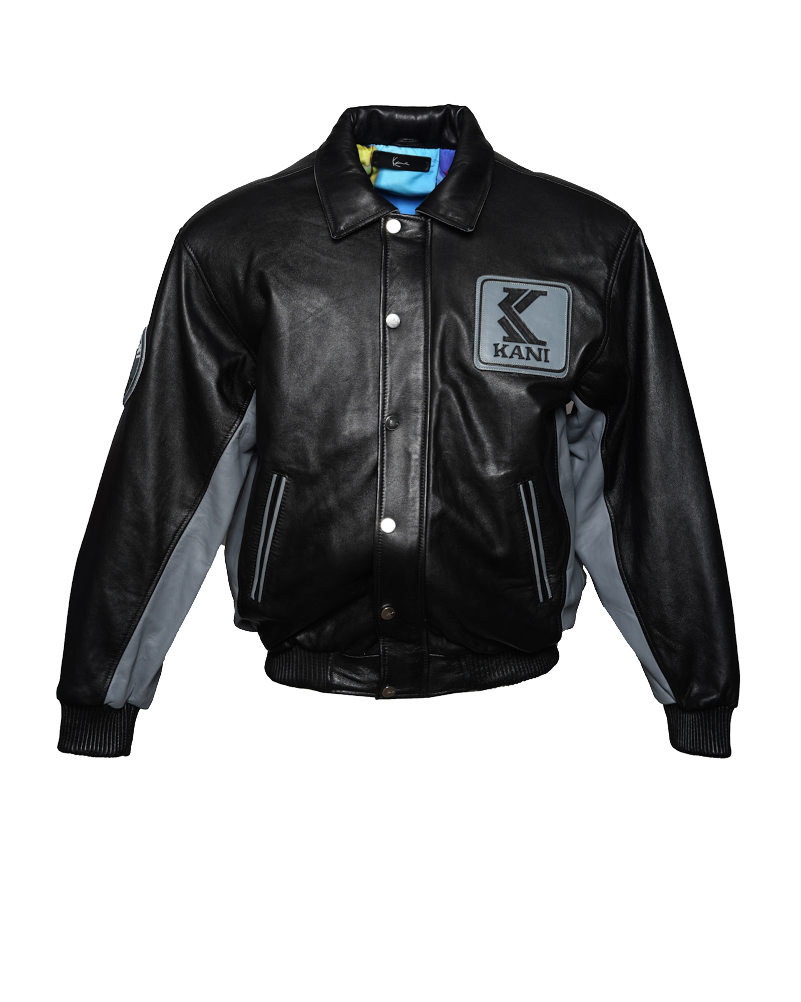 karl kani ライダースジャケット シングル ブラック 革ジャン 襟付きシングル レザージャケット｜カドヤ公式オンライン
