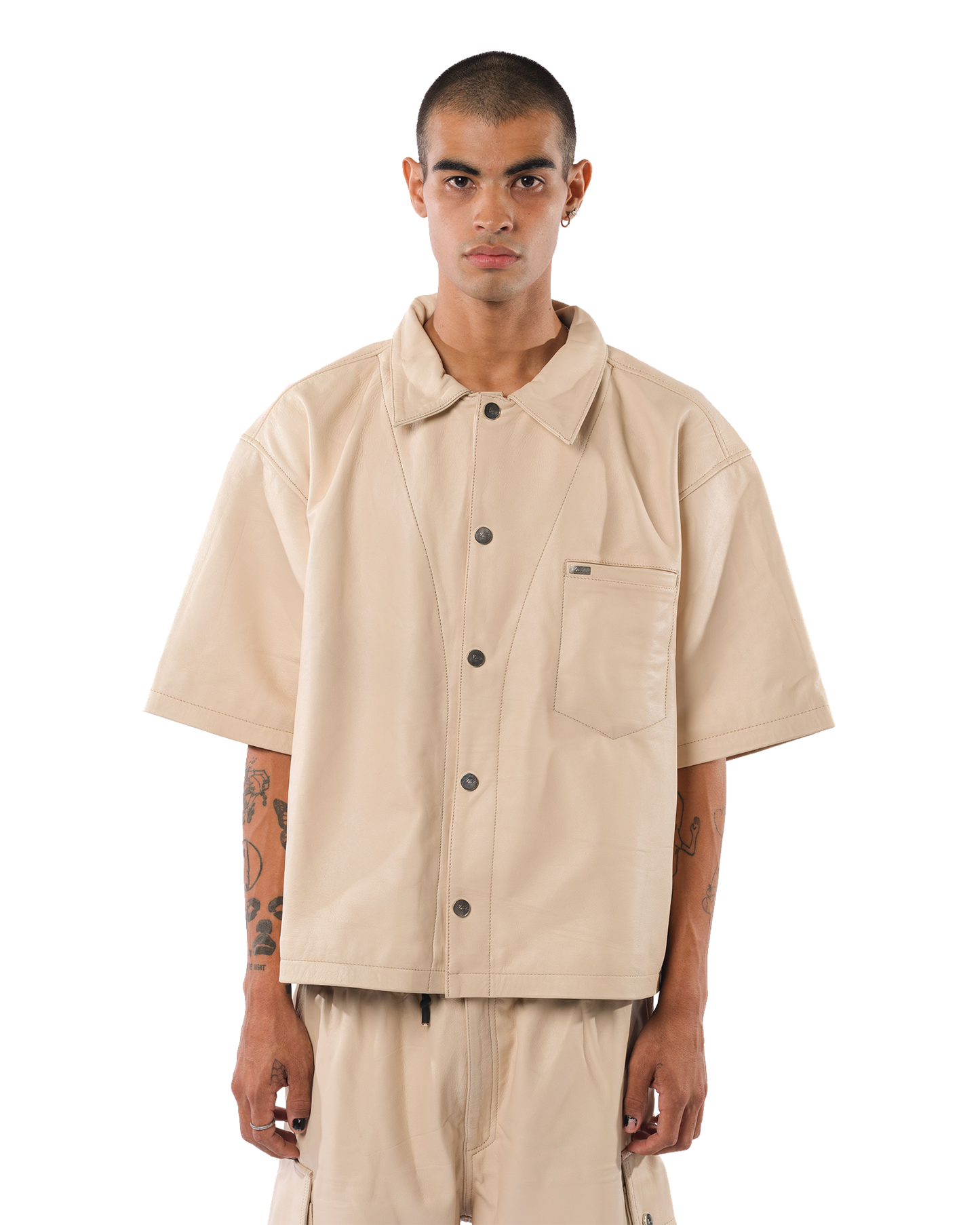 Ford Leather Shirt (Natural)