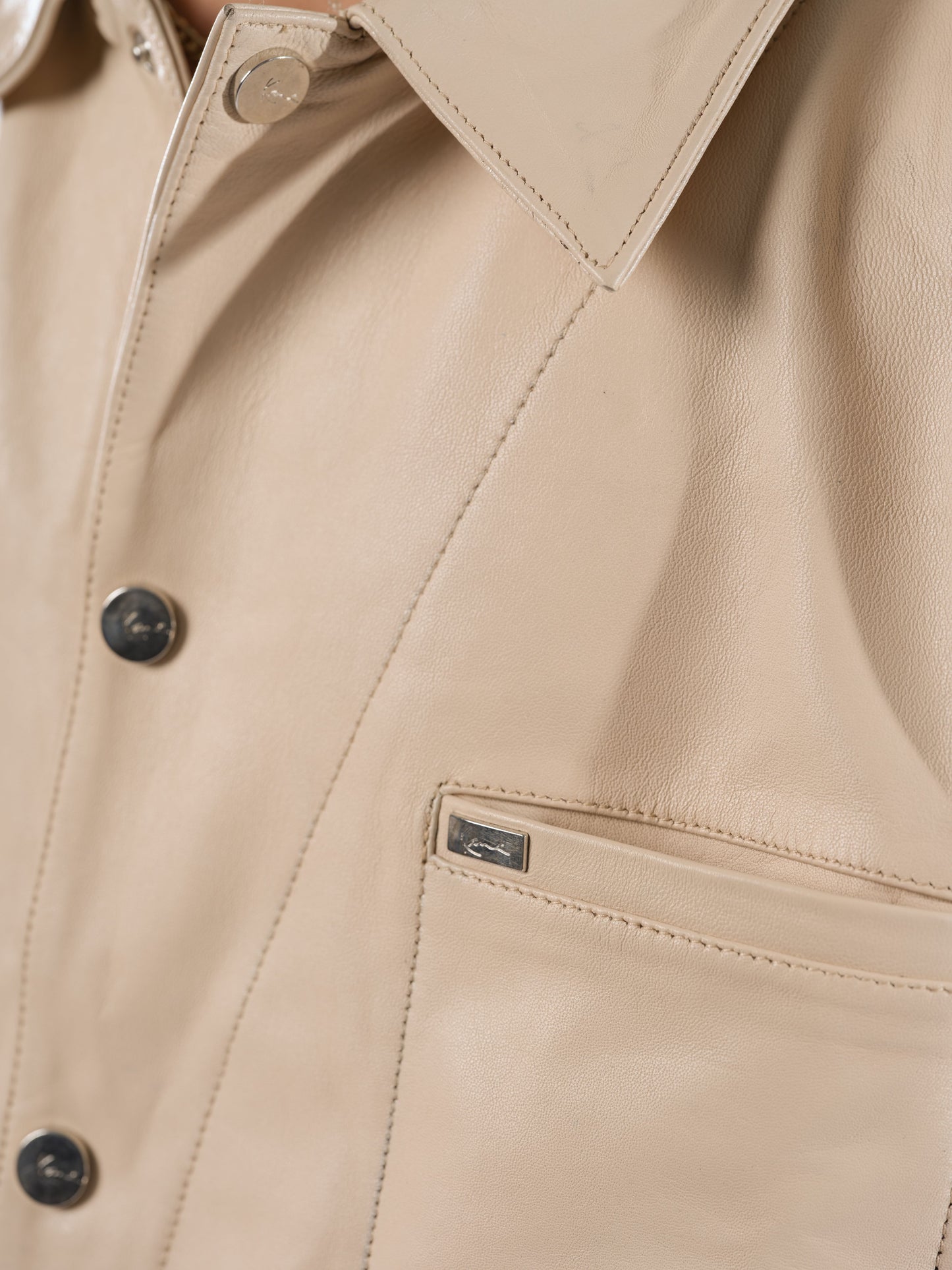 Ford Leather Shirt (Natural)