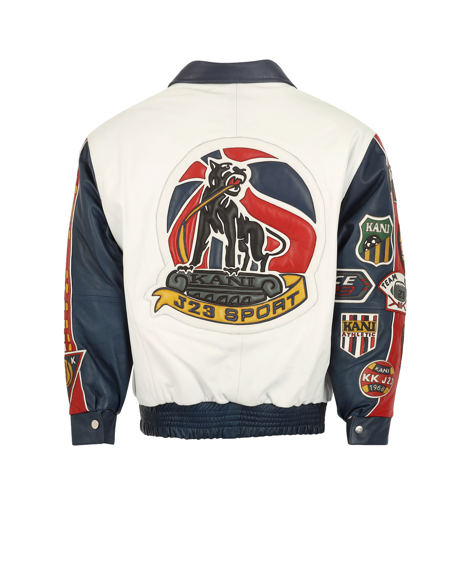 Karl Kani レザージャケット Leather Patch Jacket (White) – Karl Kani