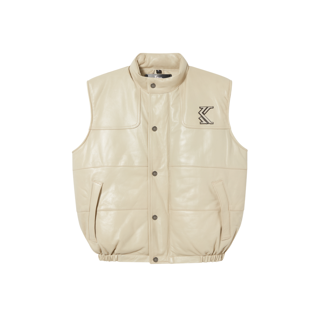 Dot Leather Bubble Vest Karl Kani