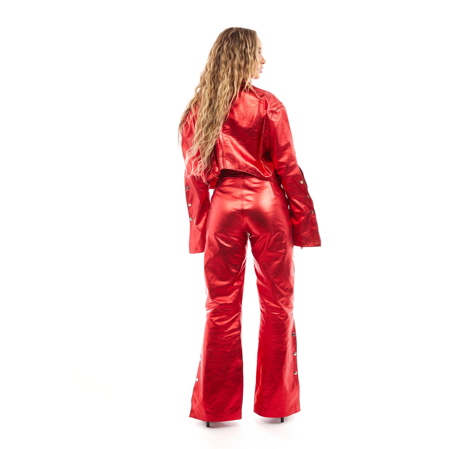 Venus Leather Pants (Red)