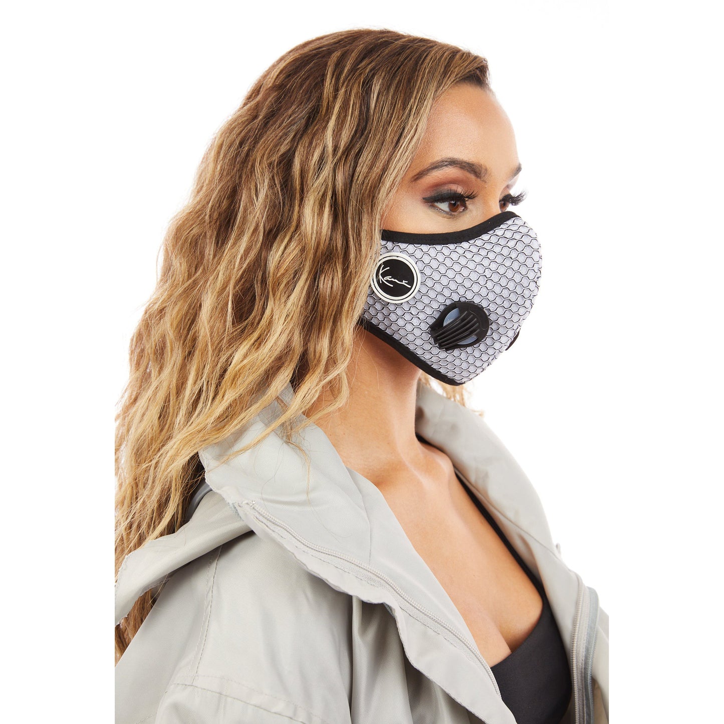 Womens Face Mask (Silver)