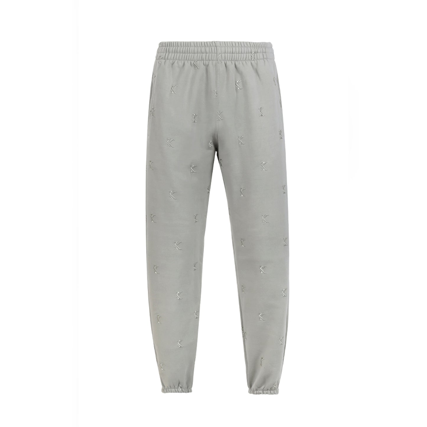 Embroidered Joggers (Grey)