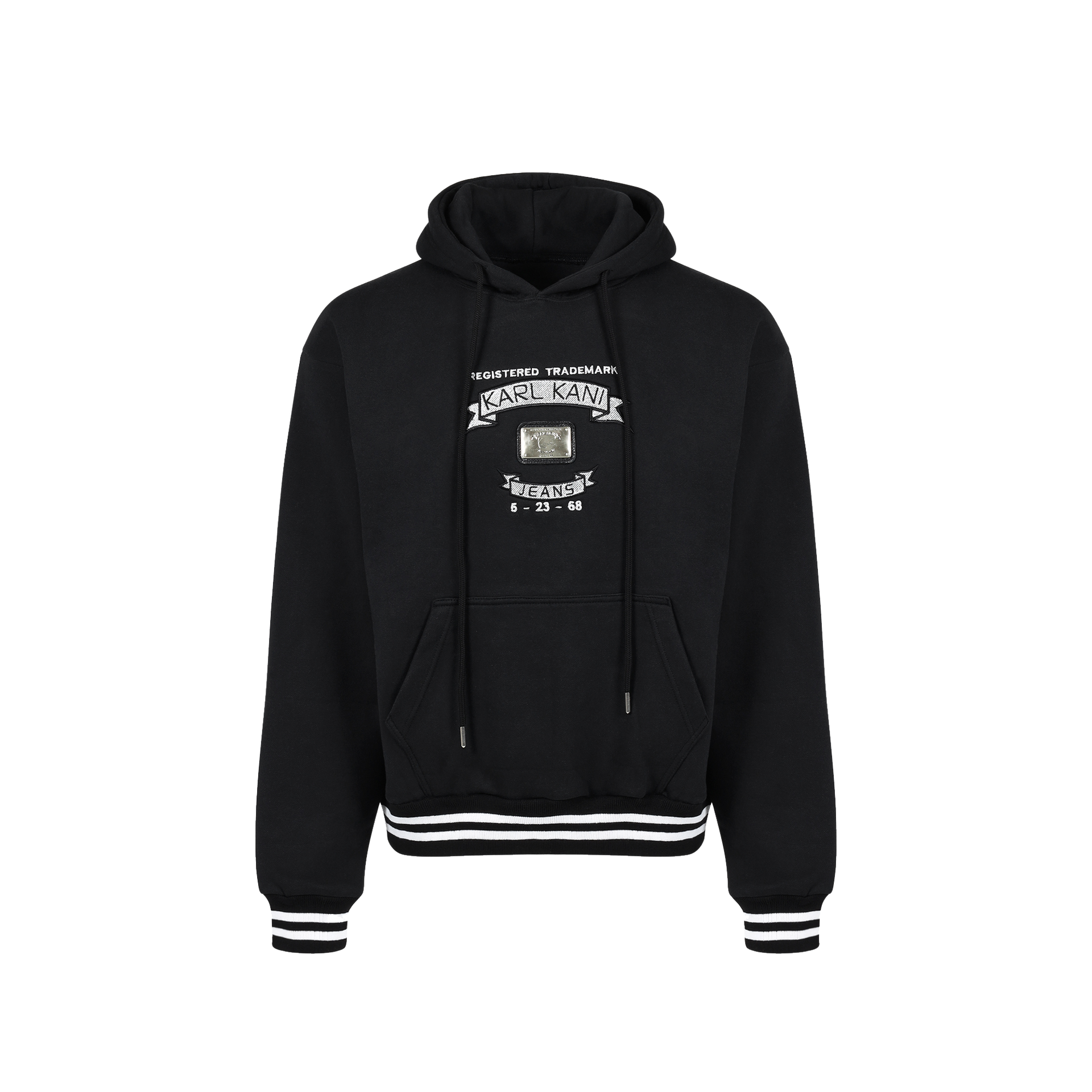 Trademark Buckle Hoodie (Black) – Karl Kani